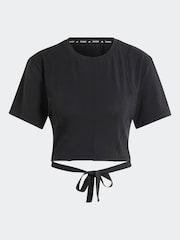 adidas Black Yoga T-Shirt - Image 8 of 8