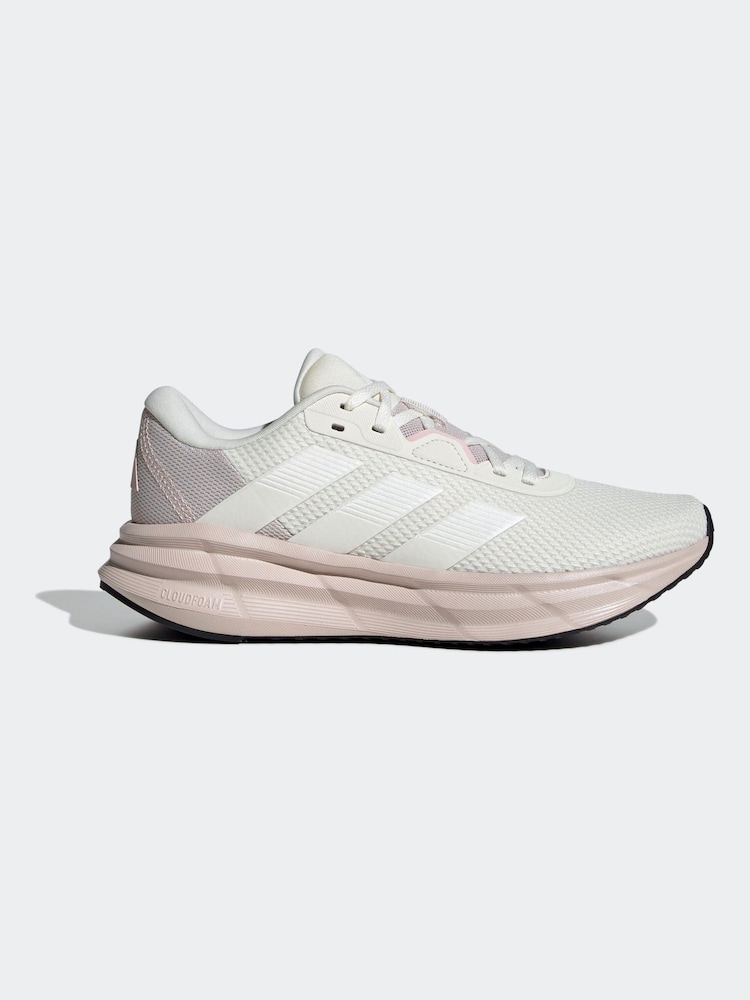 adidas Beige/Pink Galaxy 7 Trainers - Image 1 of 8