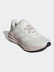 adidas Beige/Pink Galaxy 7 Trainers - Image 3 of 8