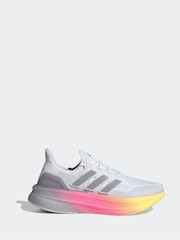 adidas White Ultraboost 5 Shoes - Image 1 of 13
