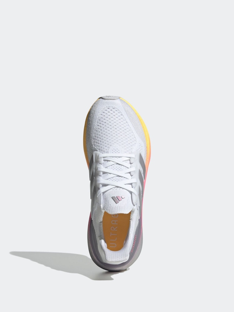 adidas White Ultraboost 5 Shoes - Image 12 of 13