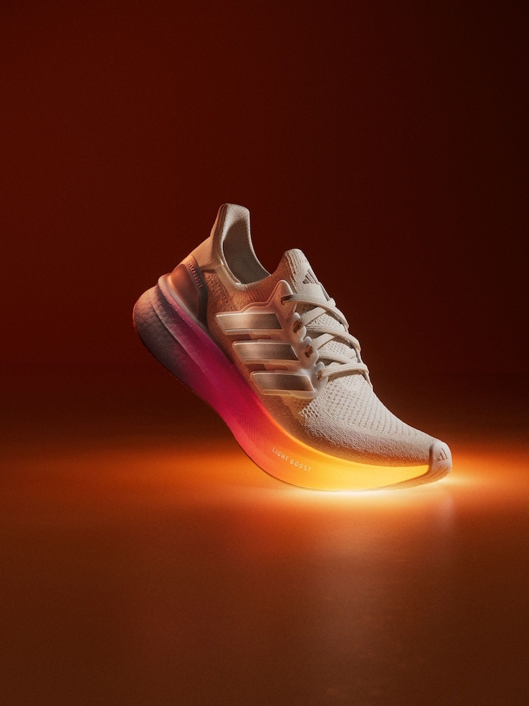 adidas White Ultraboost 5 Shoes - Image 2 of 13