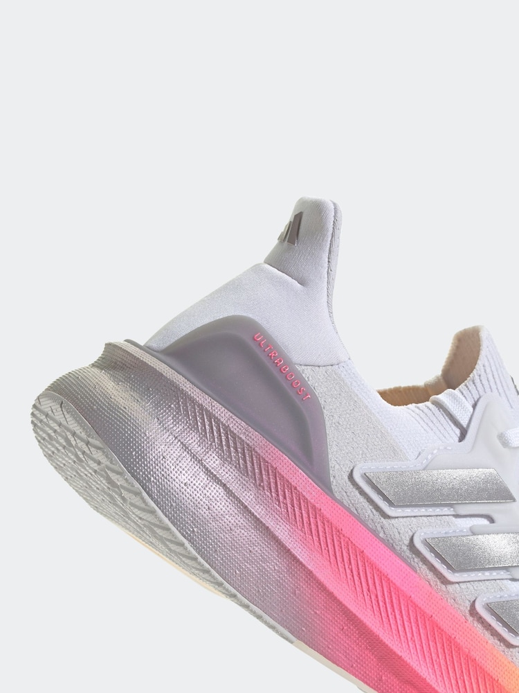 adidas White Ultraboost 5 Shoes - Image 7 of 13
