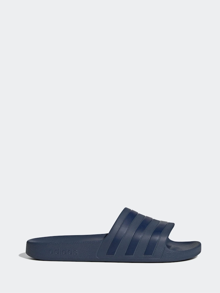 adidas Light Blue Sportswear Adilette Aqua Slides - Image 1 of 8