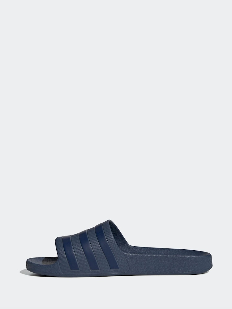 adidas Light Blue Sportswear Adilette Aqua Slides - Image 2 of 8