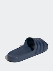 adidas Light Blue Sportswear Adilette Aqua Slides - Image 4 of 8