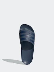 adidas Light Blue Sportswear Adilette Aqua Slides - Image 5 of 8