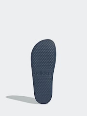 adidas Light Blue Sportswear Adilette Aqua Slides - Image 6 of 8