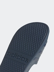 adidas Light Blue Sportswear Adilette Aqua Slides - Image 8 of 8