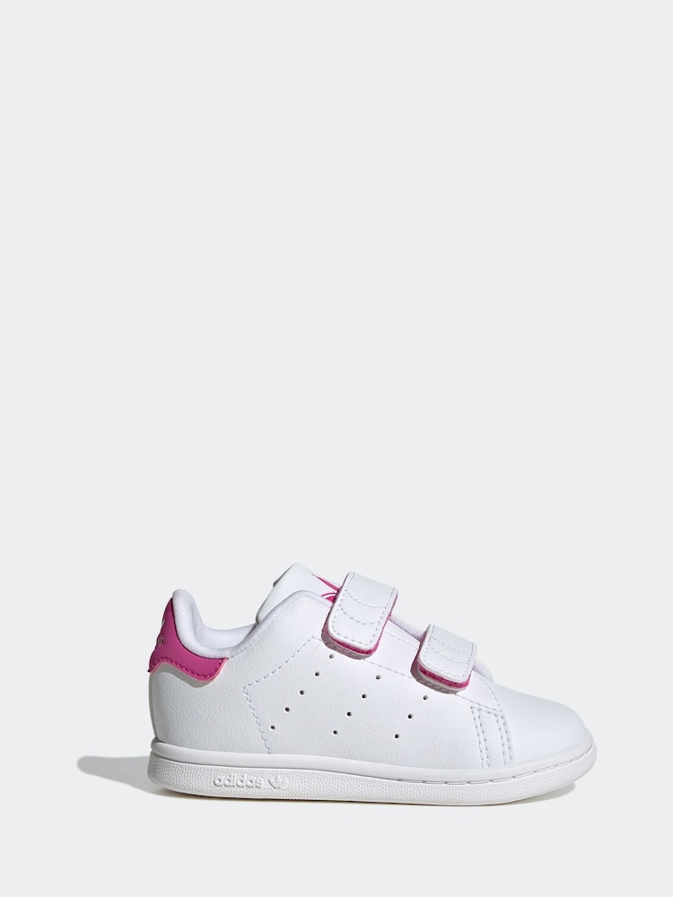 adidas White Kids Originals Stan Smith Comfort Closure Shoes - Image 1 of 11