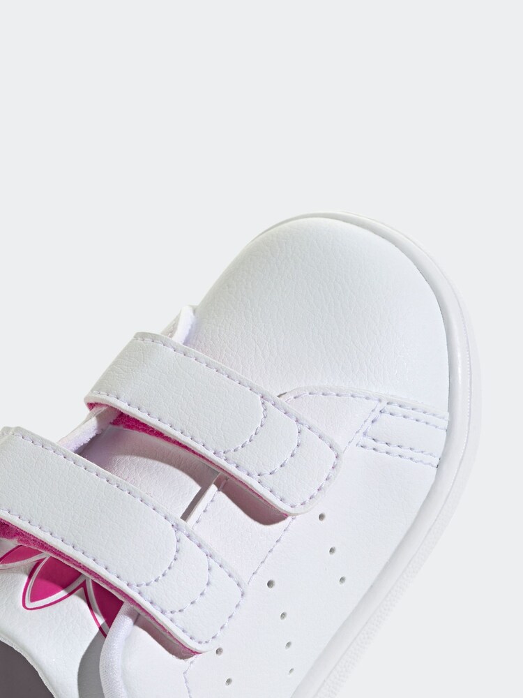 adidas White Kids Originals Stan Smith Comfort Closure Shoes - Image 11 of 11