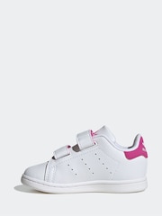 adidas White Kids Originals Stan Smith Comfort Closure Shoes - Image 2 of 11