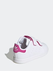 adidas White Kids Originals Stan Smith Comfort Closure Shoes - Image 6 of 11