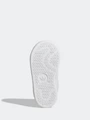 adidas White Kids Originals Stan Smith Comfort Closure Shoes - Image 8 of 11