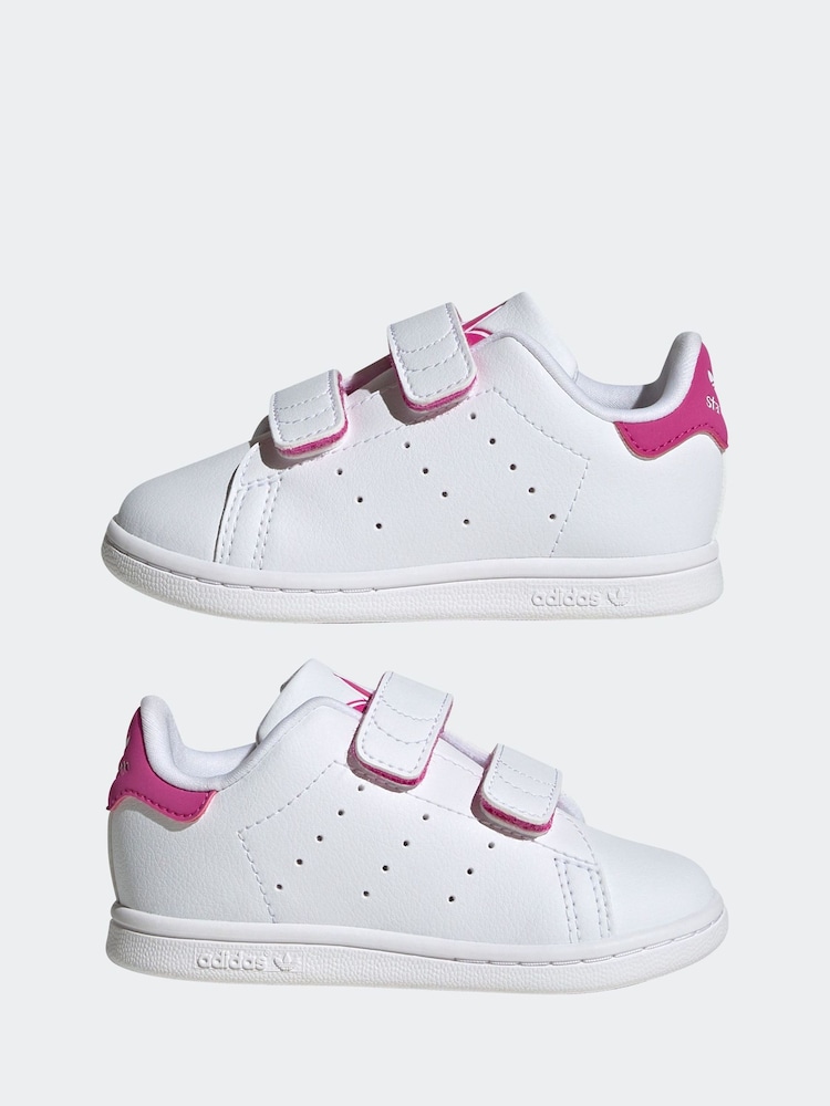 Buy adidas White Kids Originals Stan Smith Comfort Closure Shoes