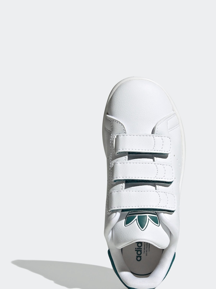 adidas Off White Kids Originals Stan Smith Shoes - Image 3 of 3