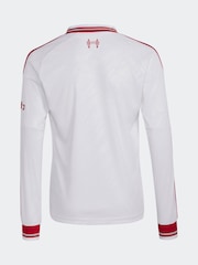 adidas Original White Liverpool FC Away Jersey T-Shirt - Image 7 of 7