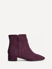 Rouge - Linzi Tailored Wide Fit Block Heeled Ankle Boots - Image 2 de 5