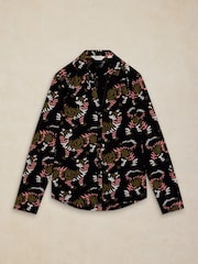 White Stuff Black Annie Cotton Jersey Shirt - Image 5 of 6