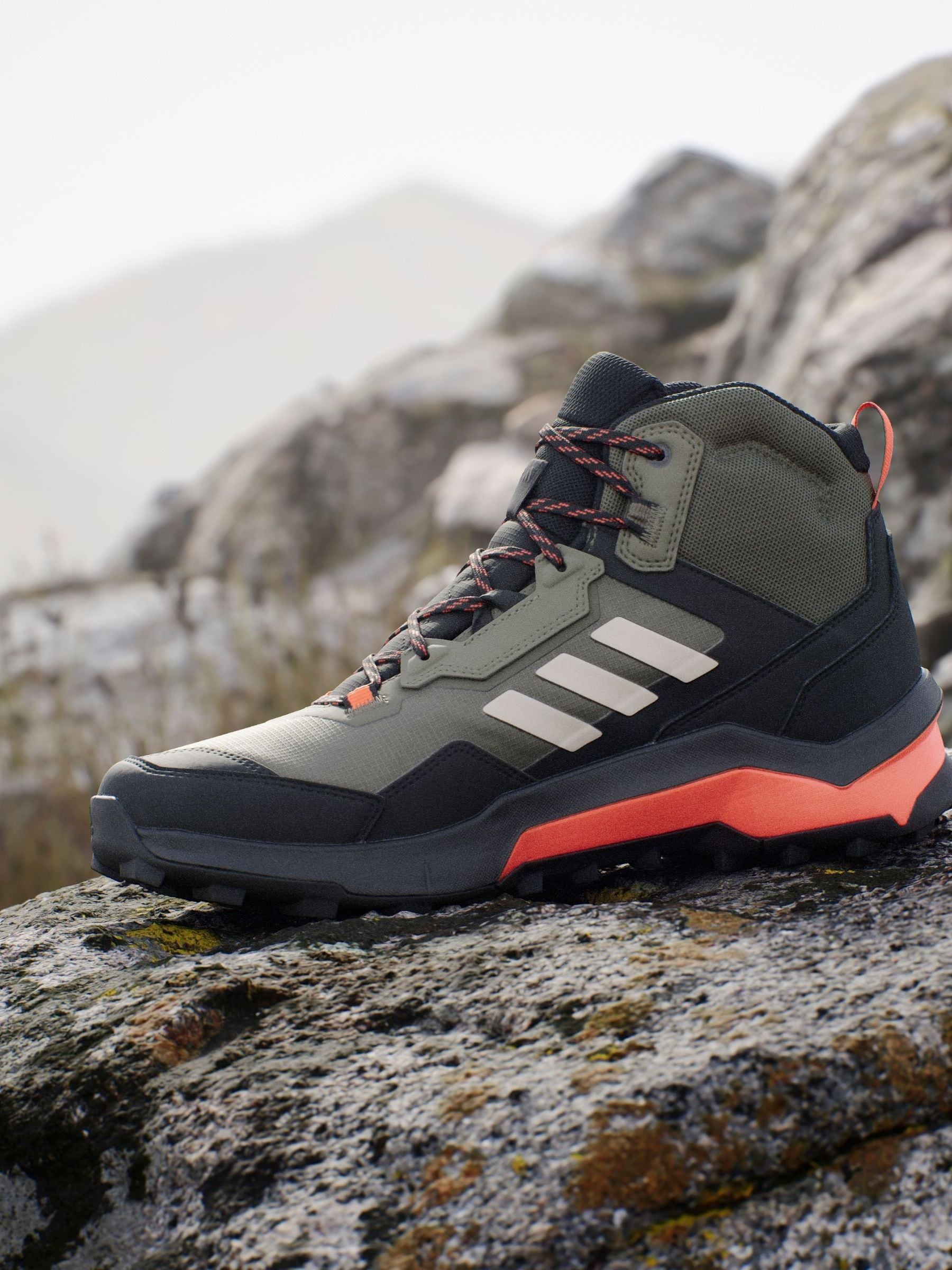 Buy adidas Terrex Green AX4 Mid GORE TEX Hiking Shoes from Next USA
