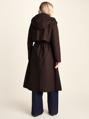 Tog 24 Chocolate Brown Alva Waterproof Trench Coat - Image 3 of 9