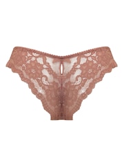 Pour Moi Pink Brazilian Fleur Knickers - Image 4 of 4