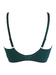 Pour Moi Green Non Wired Love to Lounge Cotton Non Wired Bra - Image 4 of 4