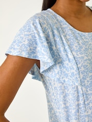 Roman Blue Angel Frill Sleeve T-Shirt - Image 5 of 5