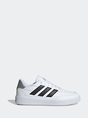 adidas White Court Block Animal Trainers - Image 1 of 9