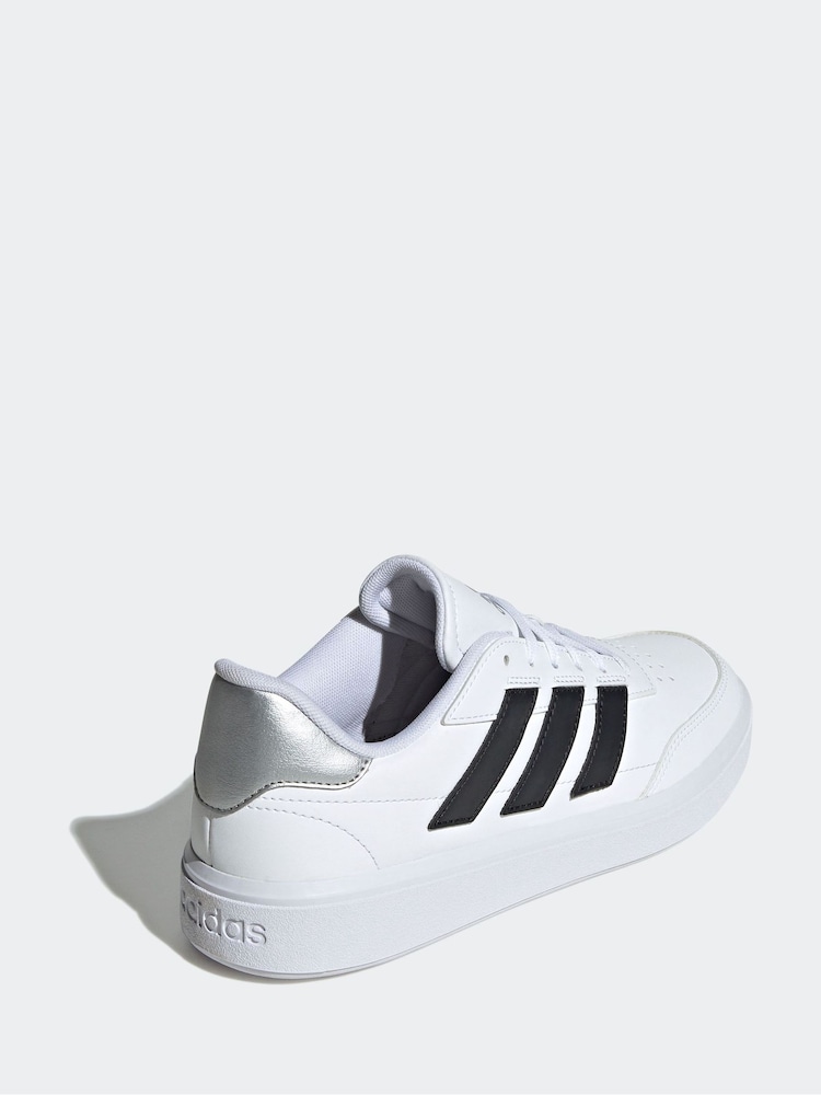 Biały - adidas Court Block Animal Trainers - Image 4 of 9