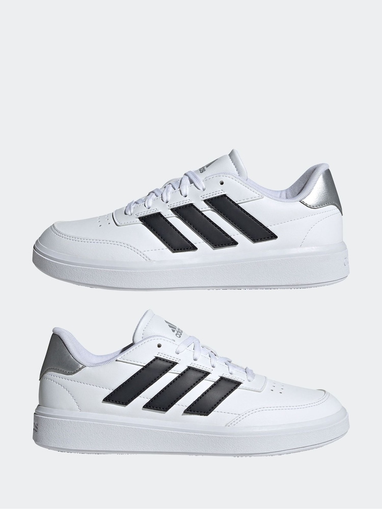 Biały - adidas Court Block Animal Trainers - Image 5 of 9