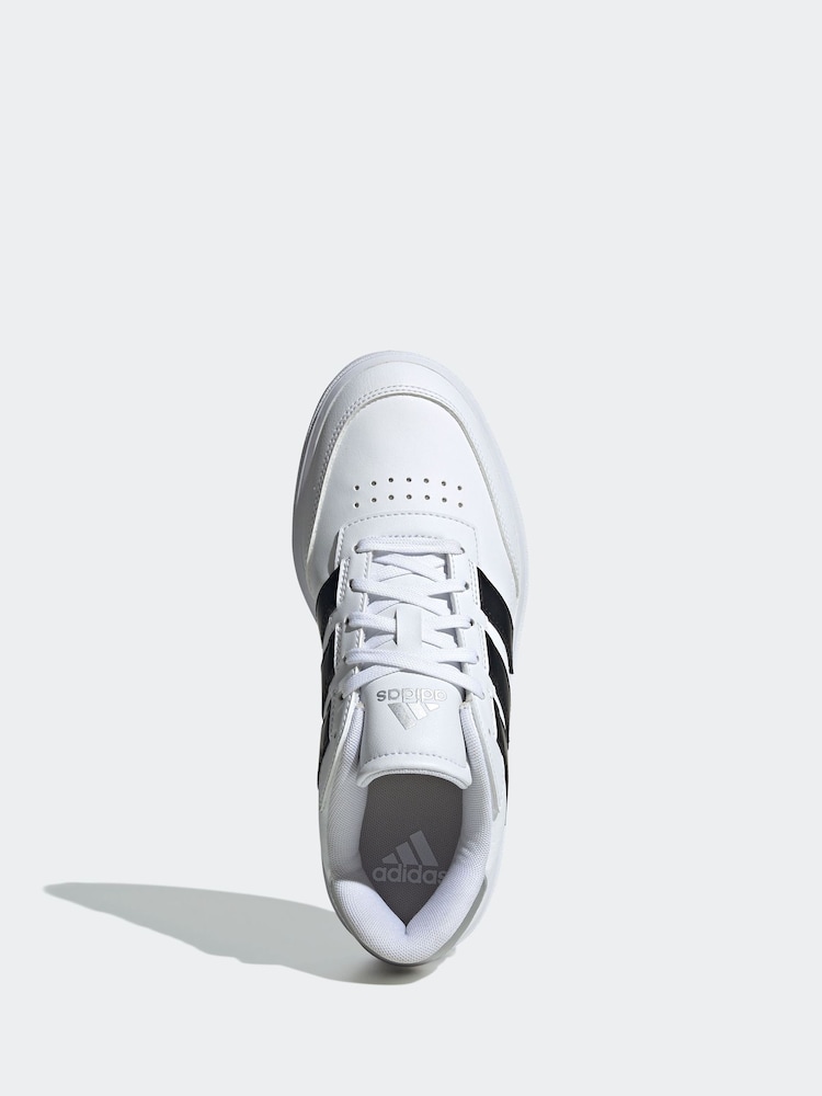 Biały - adidas Court Block Animal Trainers - Image 6 of 9