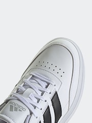 adidas White Court Block Animal Trainers - Image 8 of 9