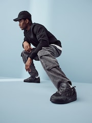 adidas Originals Black Adi2000 Trainers - Image 2 of 11