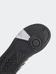 adidas Black Hoops Trainers - Image 1 of 1