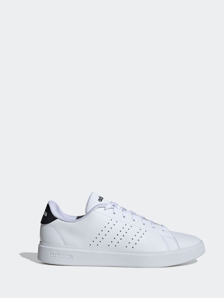 White Black - adidas Advantage Trainers - Image 1 of 9