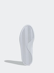 White Black - adidas Advantage Trainers - Image 7 of 9
