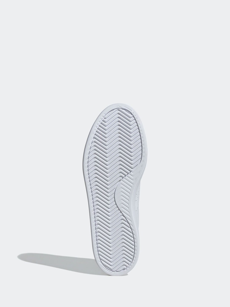White Black - adidas Advantage Trainers - Image 7 of 9