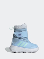 adidas Blue Winterplay Trainers - Image 1 of 9