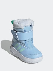 adidas Blue Winterplay Trainers - Image 3 of 9