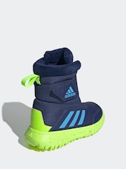 adidas Blue Winterplay Trainers - Image 4 of 8