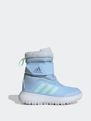 adidas Dark Blue Winterplay Trainers - Image 1 of 8
