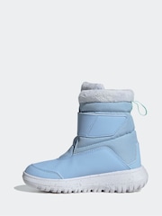 adidas Dark Blue Winterplay Trainers - Image 2 of 8
