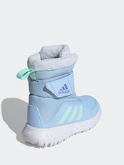adidas Dark Blue Winterplay Trainers - Image 4 of 8
