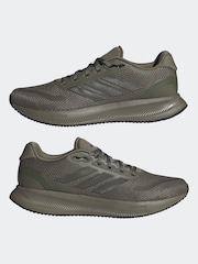 adidas Green Runfalcon 5 Running Trainers - Image 5 of 9