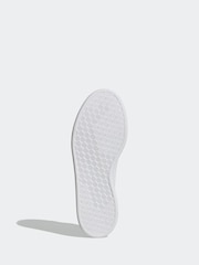 adidas White Black Urban Court Trainers - Image 6 of 8