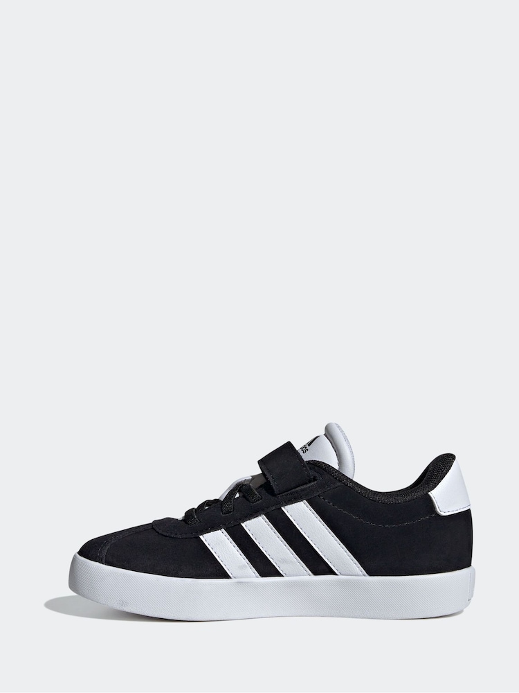 adidas Black VL Court 3.0 Trainers - Image 2 of 8