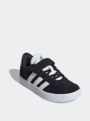 adidas Black VL Court 3.0 Trainers - Image 3 of 8