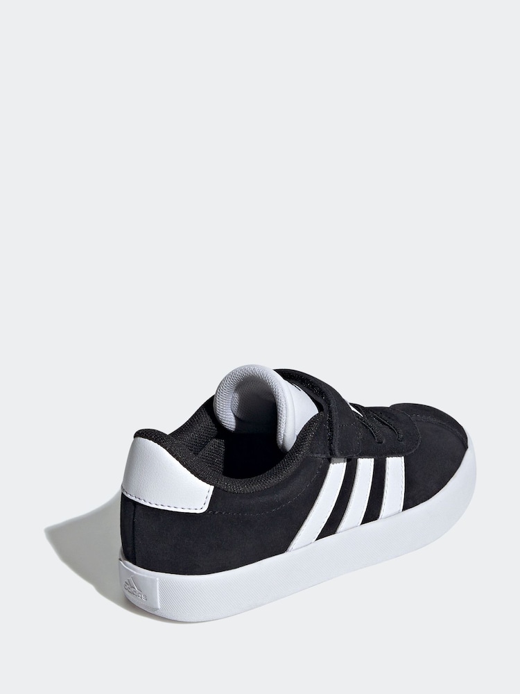 adidas Black VL Court 3.0 Trainers - Image 4 of 8