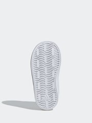 adidas Black VL Court 3.0 Hook and Loop Trainers - Image 7 of 9
